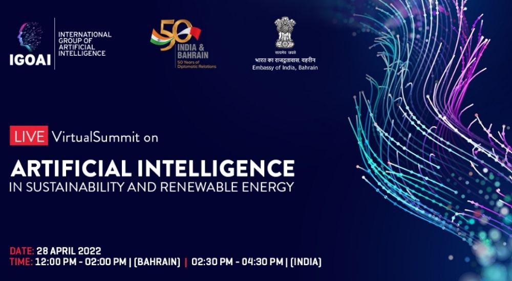 IGOAI stages virtual summit on sustainability, marking 50 years of Bahrain and India collaboration